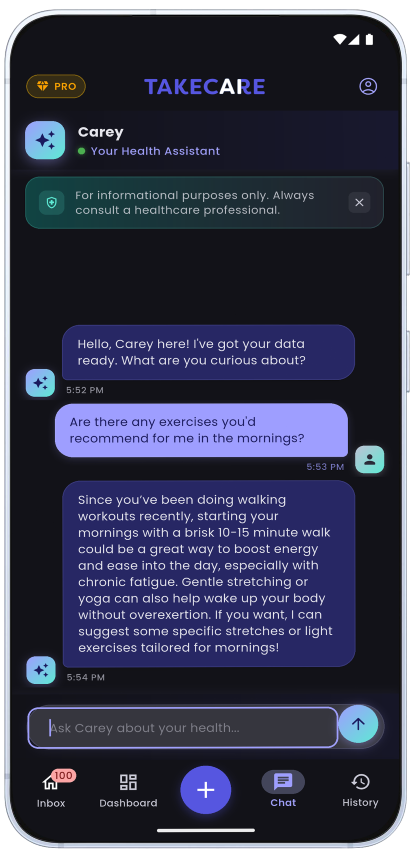 TakeCare - Your Complete Health Companion for Weight Loss, Fitness ...